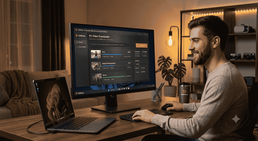 VidiKeep Streaming Video Downloader for PC