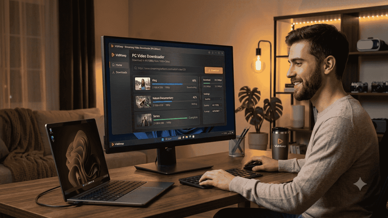 VidiKeep Streaming Video Downloader for PC
